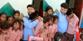 students crying while teacher transfer viral video