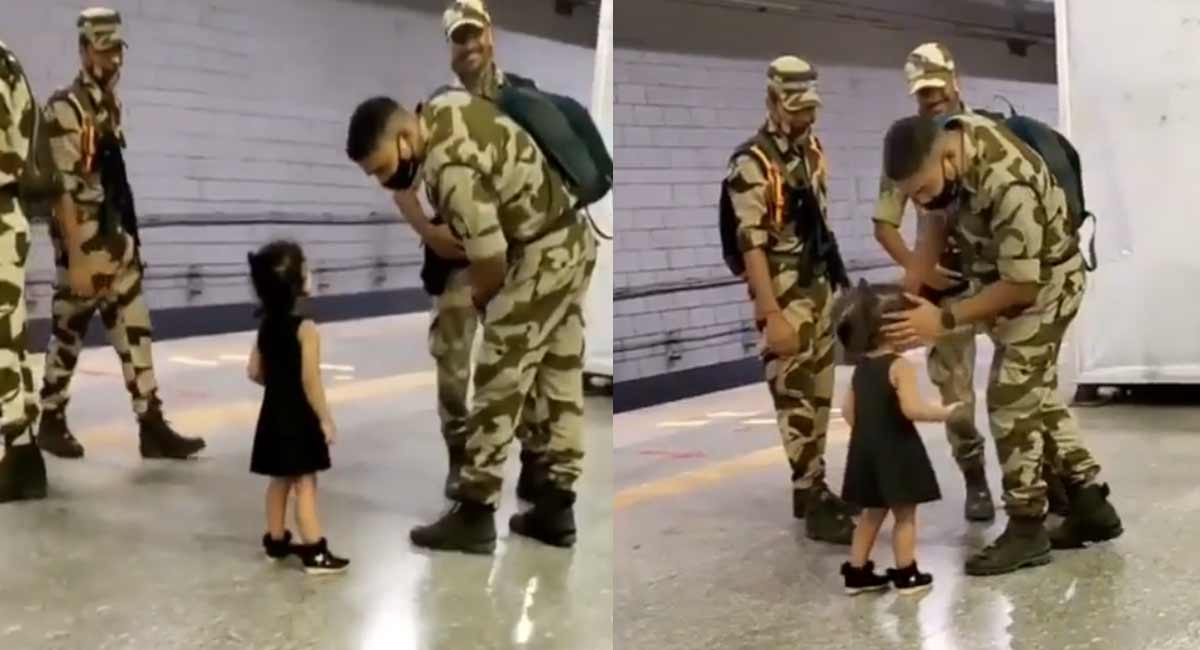 jawans were impressed by this act of a child