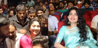 sai pallavi surprised  her fans visited to theaters Chennai, Hyderabad