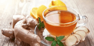 Health tips with ginger tea
