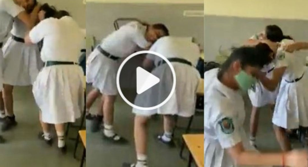 school girls fighting in class room video viral school girls fighting in class room video viral