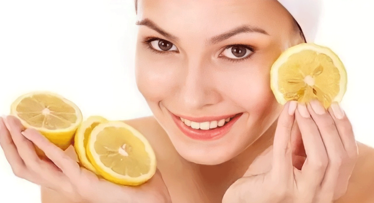 What happens if you apply lemon juice directly on the face