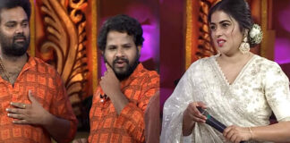 hyper aadi and ram prasad comments on poorna in sridevi drama company