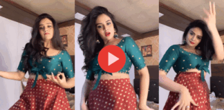 Sreemukhi beautiful dance gone viral in social media