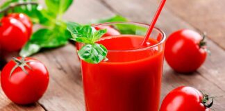 Health benefits of tomato juice