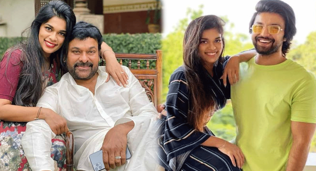 Mega daughter sreeja again doing mistake about movie entry
