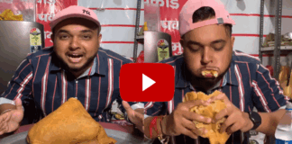 rajinees gnani ate three kgs of samosas in five minutes video gone viral